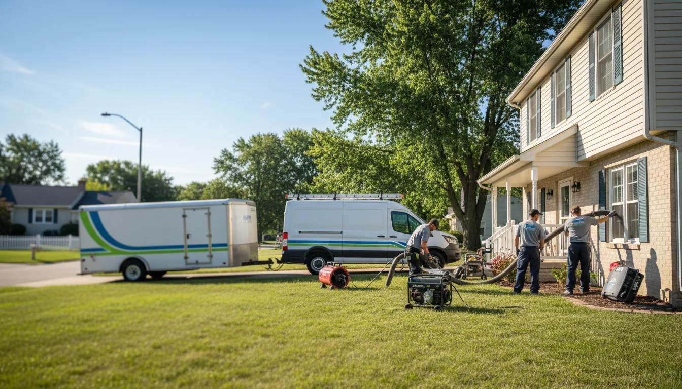 Flooded Basement Restoration And Cleanup With Repair in Marshallberg, NC near me
